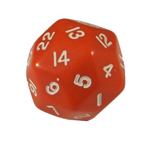 Amazon.com: 30 Sided Red Dice Polyhedral : Toys & Games